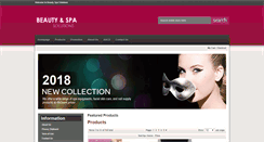 Desktop Screenshot of beautyspasolutions.com
